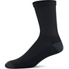 image:imageGildan Mens Polyester Half Cushion MidCrew Socks 12packBlack