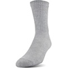 image:imageGildan Mens Polyester Half Cushion MidCrew Socks 12packGrey
