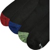 image:imageGildan Mens Polyester Half Cushion No Show Socks 12packAssorted