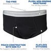 image:imageGildan Mens Underwear Briefs MultipackGreyBlack 6 Pack