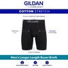 image:imageGildan Mens Underwear Cotton Stretch Boxer Briefs MultipackHeather Dark GreyGreen MidnightBlk