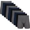 image:imageGildan Mens Underwear Covered Waistband Boxer Briefs MultipackBlackCharcoalNavy