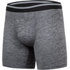 image:imageGildan Mens Underwear Performance DriftKnit Modern Boxer Briefs 2PackCaviar Heather Reg Leg Boxer Brief