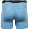 image:imageGildan Mens Underwear Performance DriftKnit Modern Boxer Briefs 2PackGrey Violet HeatherBlue Sapphire Heather Reg Leg Boxer Brief