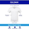 image:imageGildan Mens VNeck TShirts Multipack Style G1103NavyCharcoalCardinal Red 5pack