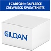 image:imageGildan Unisex Adult Fleece Crewneck Sweatshirt Style G18000 MultipackDark Heather 36pack