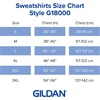 image:imageGildan Unisex Adult Fleece Crewneck Sweatshirt Style G18000 MultipackRed 1pack