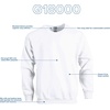 image:imageGildan Unisex Adult Fleece Crewneck Sweatshirt Style G18000 MultipackWhite
