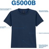 image:imageGildan UnisexChild Gildan Youth Heavy Cotton TShirt Style G5000b 2PackBlack