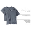 image:imageGildan UnisexChild Gildan Youth Heavy Cotton TShirt Style G5000b 2PackDark Heather