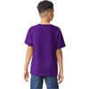 image:imageGildan UnisexChild Gildan Youth Heavy Cotton TShirt Style G5000b 2PackPurple