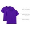 image:imageGildan UnisexChild Gildan Youth Heavy Cotton TShirt Style G5000b 2PackPurple