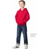 image:imageGildan Youth Hoodie Sweatshirt Style G18500BRed