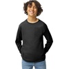 image:imageGildan Youth Ultra Cotton Long Sleeve TShirt Style G2400B 2PackBlack