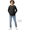 image:imageGildan Youth Ultra Cotton Long Sleeve TShirt Style G2400B 2PackBlack