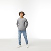 image:imageGildan Youth Ultra Cotton Long Sleeve TShirt Style G2400B 2PackSport Grey