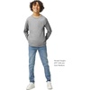 image:imageGildan Youth Ultra Cotton Long Sleeve TShirt Style G2400B 2PackSport Grey