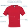image:imageGildan Youth Ultra Cotton TShirt Style G2000B MultipackLime 2pack