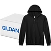 image:imageGildan unisexadult Fleece Zip Hoodie Sweatshirt Style G18600 MultipackBlack