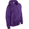 image:imageGildan unisexadult Fleece Zip Hoodie Sweatshirt Style G18600 MultipackPurple