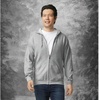 image:imageGildan unisexadult Fleece Zip Hoodie Sweatshirt Style G18600 MultipackSport Grey