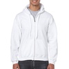 image:imageGildan unisexadult Fleece Zip Hoodie Sweatshirt Style G18600 MultipackWhite