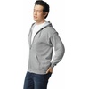 image:imageUnderground Printing Unisex Adult Fleece Zip Hoodie Sweatshirt Style G18600 MultipackSport Grey