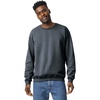 image:imageGildan Adult Fleece Crewneck Sweatshirt Style G18000 Multipack Dark Heather 36pack Large