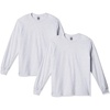 image:imageGildan Adult Ultra Cotton Long Sleeve TShirt Style G2400 MultipackAsh Grey