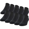 image:imageGildan Mens Active Cotton No Show Socks 10PackBlack