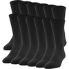 image:imageGildan Mens Performance Crew Socks 12 PairsBlack