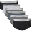 image:imageGildan Mens Underwear Briefs MultipackGreyBlack 6 Pack