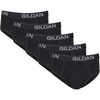 image:imageGildan Mens Underwear Cotton Stretch Briefs 5PackBlack Soot 5pack