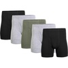image:imageGildan Mens Underwear Covered Waistband Boxer Briefs MultipackBlackSport Grey HeatherMilitary Green