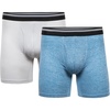 Grey Violet Heather/Blue Sapphire Heather (Reg Leg Boxer Brief)