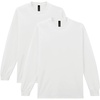 image:imageGildan Youth Ultra Cotton Long Sleeve TShirt Style G2400B 2PackWhite