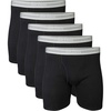 image:imageGildan mens Underwear Boxer Briefs MultipackBlack 5pack  Classic Length