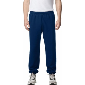 image:imageGildan Adult Fleece Elastic Bottom Sweatpants Style G18200Navy