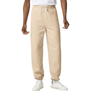 image:imageGildan Adult Fleece Elastic Bottom Sweatpants Style G18200Sand