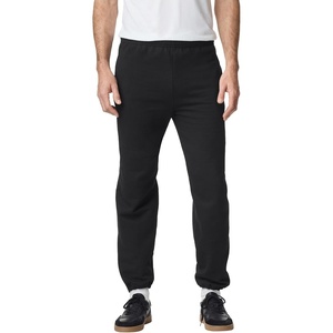 image:imageGildan Adult Fleece Elastic Bottom Sweatpants with Pockets Style G18100Black