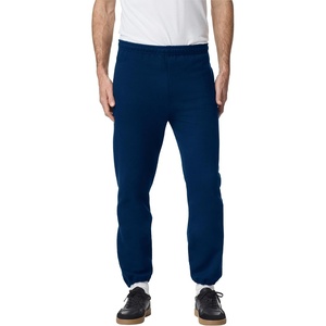 image:imageGildan Adult Fleece Elastic Bottom Sweatpants with Pockets Style G18100Navy