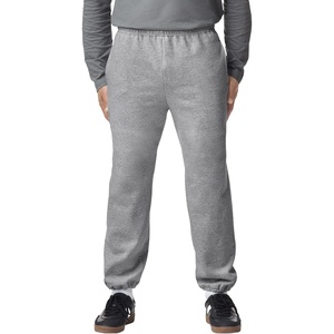 image:imageGildan Adult Fleece Elastic Bottom Sweatpants with Pockets Style G18100Sport Grey