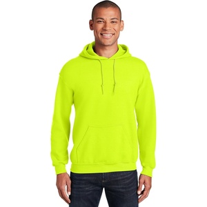 image:imageGildan Adult Fleece Hoodie Sweatshirt Style G18500 MultipackSafety Green