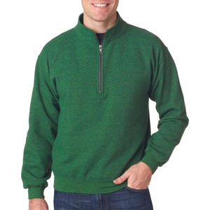 image:imageGildan Adult Fleece QuarterZip Cadet Collar Sweatshirt Style G18800Moss