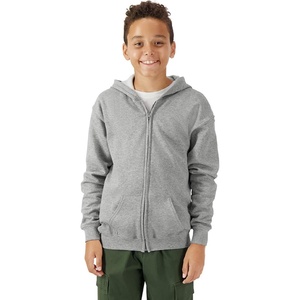 image:imageGildan Kids Full Zip Hoodie Sweatshirt Style G18600BSport Grey