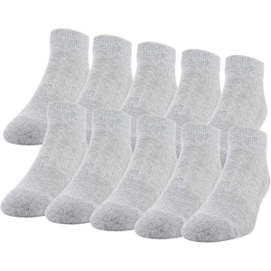 image:imageGildan Mens Active Cotton Low Cut Socks 10PairsGrey Heather