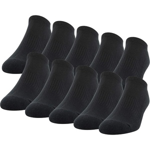 image:imageGildan Mens Active Cotton No Show Socks 10PackBlack