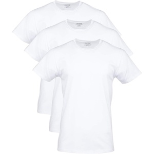 image:imageGildan Mens Cotton Stretch TShirts MultipackArtic White Crew 3pack