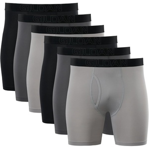 image:imageGildan Mens Performance Underwear Boxer BriefsBlackCharcoalOpal Grey