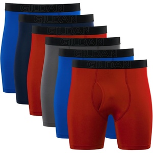 image:imageGildan Mens Performance Underwear Boxer BriefsRoyalNavyChinese RedCharcoal